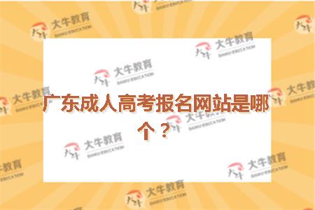 广东成人高考报名网站是哪个？