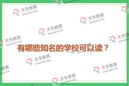 有哪些知名的学校可以读