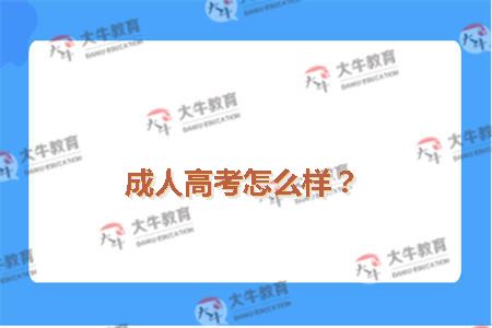 成人高考怎么样？