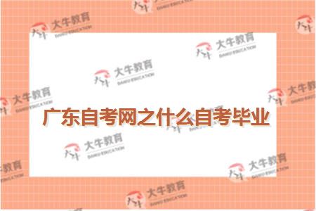 广东自考网之什么自考毕业
